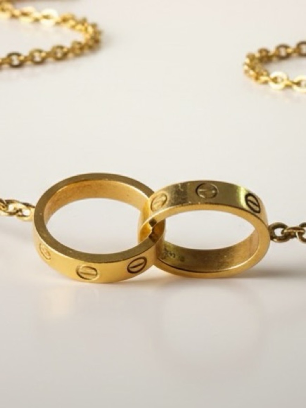 Cartier LOVE Pendant Necklace 18K Yellow Gold Authentic Cartier Love Necklace - Picture 3 of 5